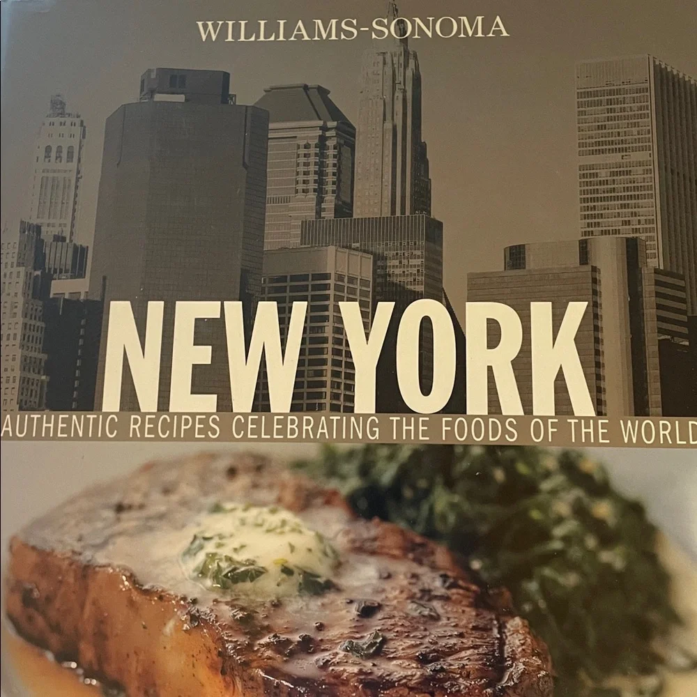 Williams Sonoma NEW YORK Hardcover Cookbook Cook Book w/ Original Dust Jacket